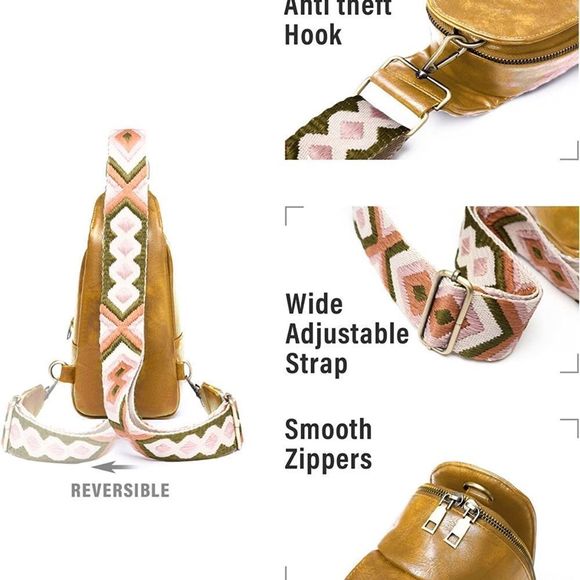 Boho Crossbody Purse Satchel - Picture 4 of 8